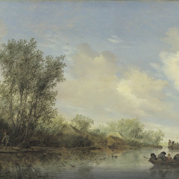 Landscape with a Distant Town - Koninck, Philips. Museo Nacional